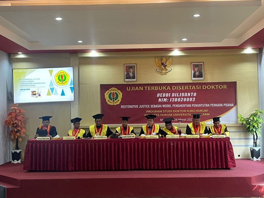 Dirjen PP Didaulat Salah Satu Penguji Sidang Doktoral di Universitas Mataram
