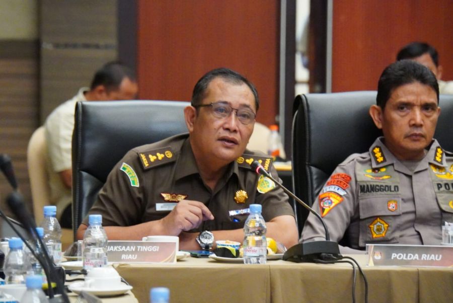 Ikuti FGD Bersama KPU, Kejati Riau Dukung Kelancaran Pelaksanaan Pemilu