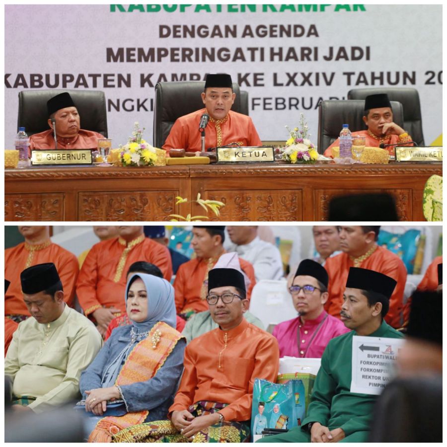 Kajati Riau Hadiri Rapat Paripurna Istimewa DPRD Kampar