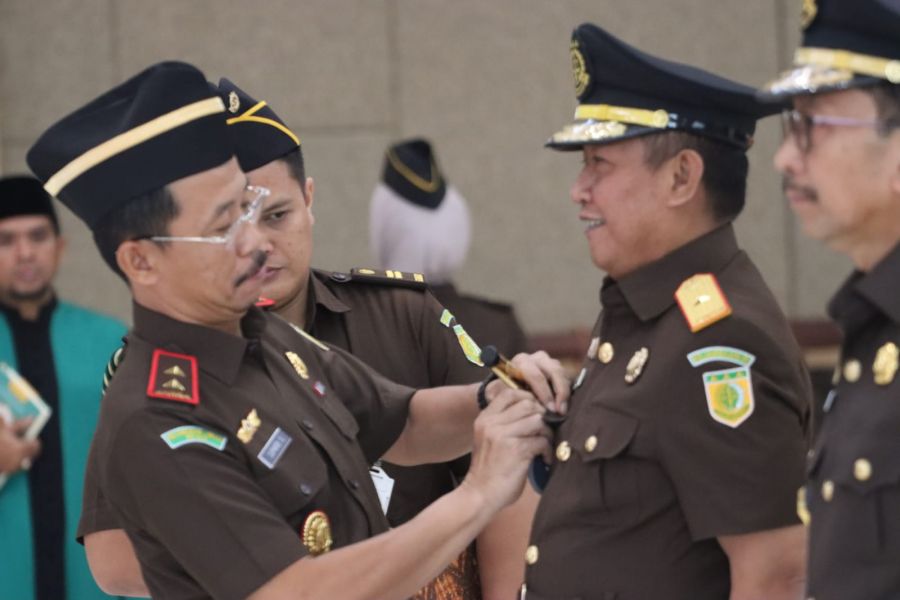 Kajati Riau Pimpin Pelantikan, Sumpah Jabatan, dan Sertijab Wakil Kajati Riau dan Kajari Kampar