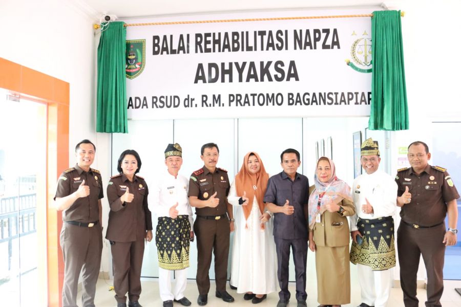 Kajati Riau Resmikan Balai Rehabilitasi Adhyaksa pada RSUD dr. R.M. Pratomo Bagan Siapiapi Rohil