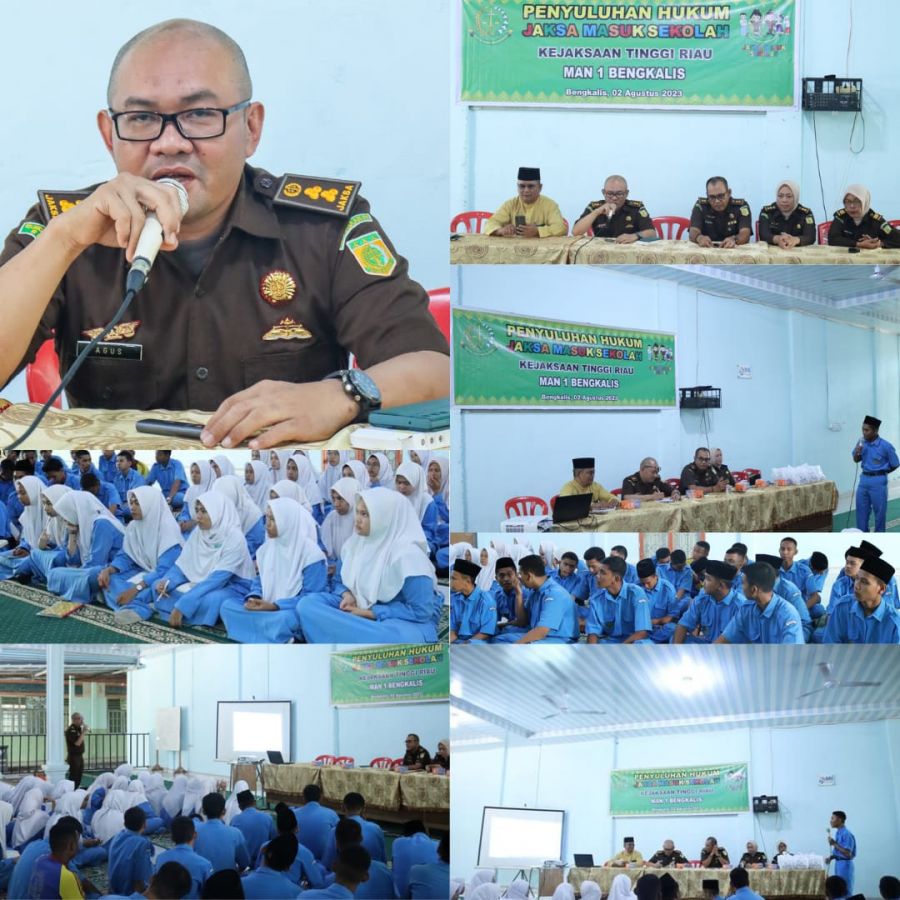 Kejati Riau Gelar Program Jaksa Masuk Sekolah (JMS) di MAN 1 Bengkalis