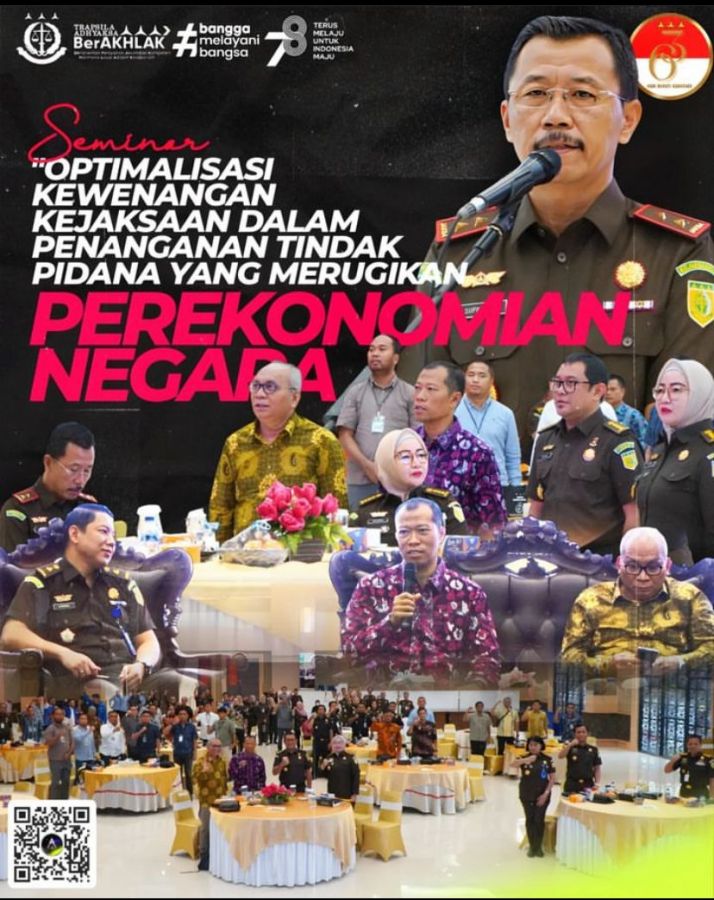 Kejati Riau Gelar Seminar Optimalisasi Kewenangan Penanganan Tindak Pidana Rugikan Keuangan Negara
