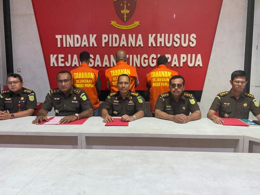 Kejati Tetapkan Tiga Tersangka Kasus Korupsi Fasilitas kredit PT. Bank Pembangunan Daerah Papua