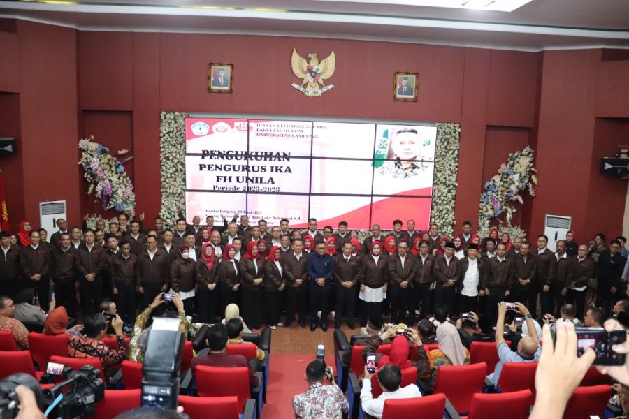 Pelantikan dan Pengukuhan Pengurus IKA FH Unila 2023 - 2028