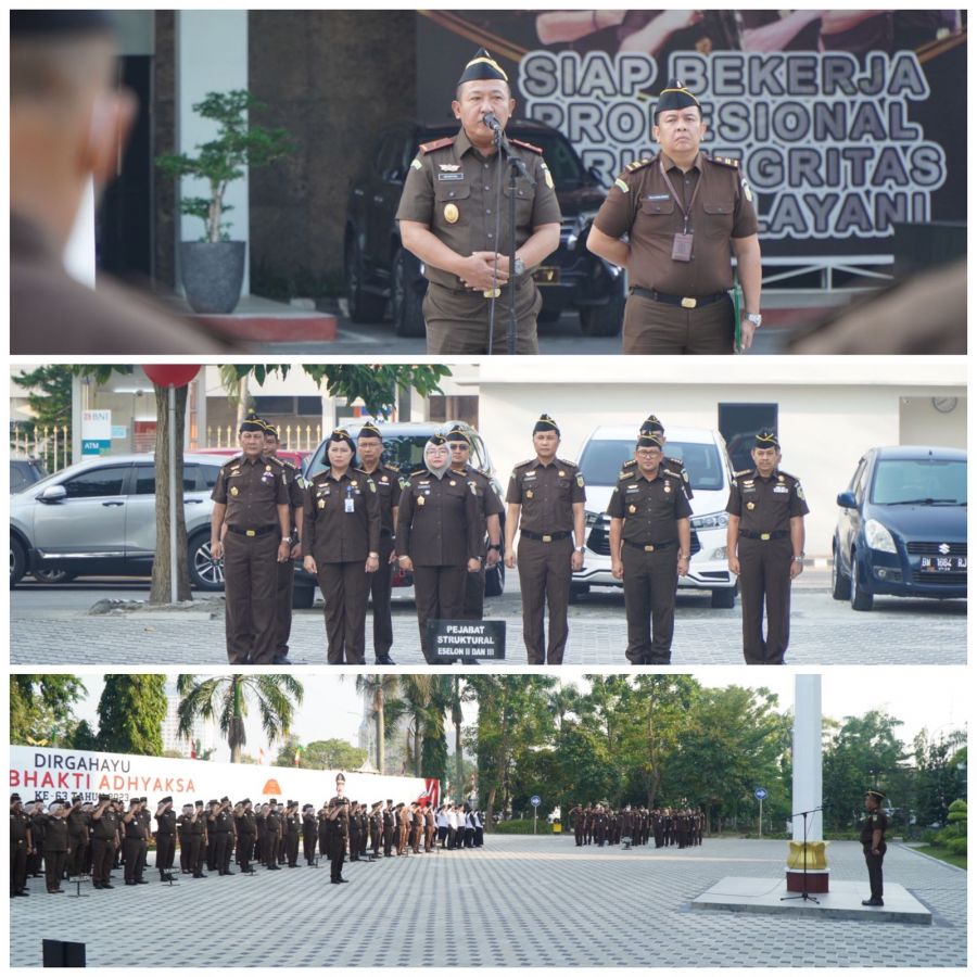 Pimpin Apel Pagi, Wakajati  Riau Dorong Disiplin dan Tingkatan Kualitas Pelayanan