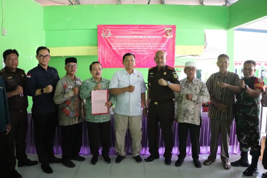 Tanah Milik Terpidana Benny Tjokrosaputro Dititipkan kepada Camat Parung Panjang dan Kades Pingku