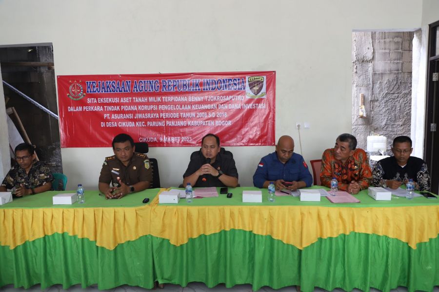 Tanah milik Terpidana Benny Tjokrosaputro Kembali Dititipkan Kepada Camat Parung Panjang
