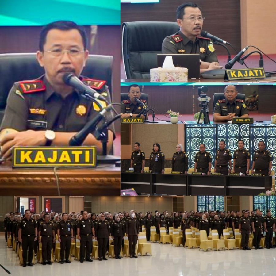 Tingkat Integritas dan Efisiensi Anggaran, Kajati Riau Pimpin Briefing Seluruh Pegawai Kejati